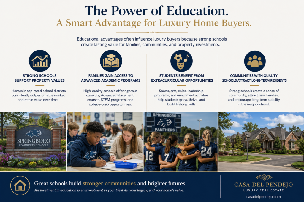 Educational advantages often influence luxury buyers because