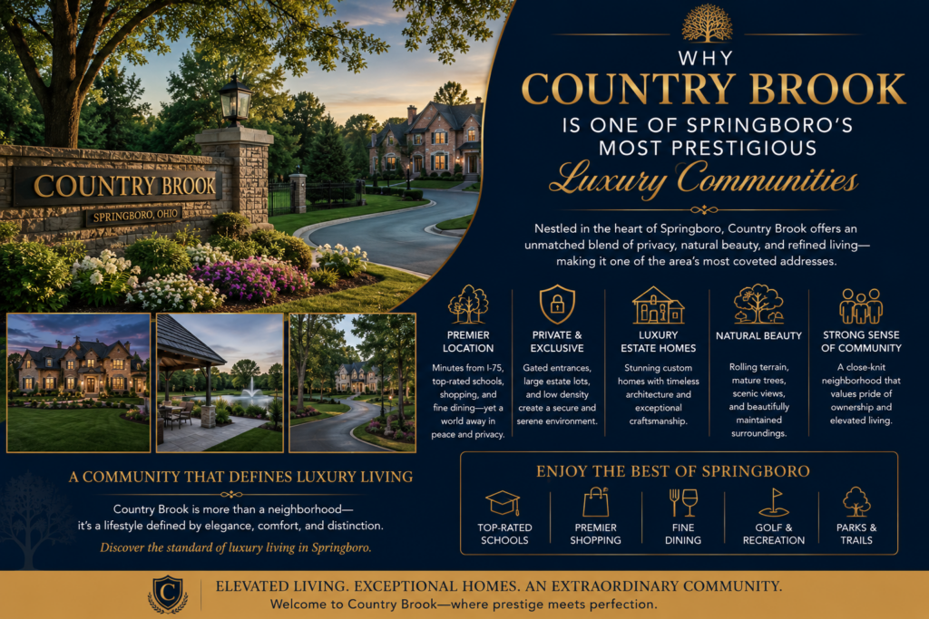 Why Country Brook Is One of Springboro’s Most Prestigious Luxury Communities